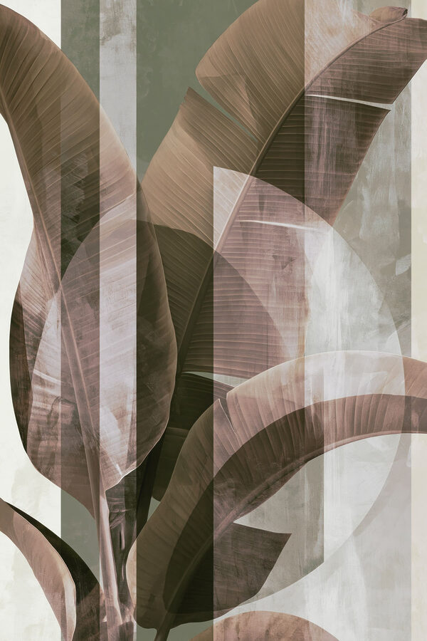 Serene leaves against a muted background