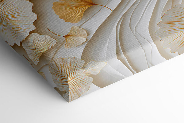 Delicate ginkgo leaves in soft tones Delicate ginkgo leaves in soft tones
