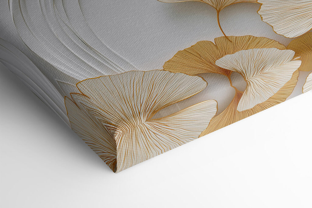 Elegant leaves against a soft backdrop