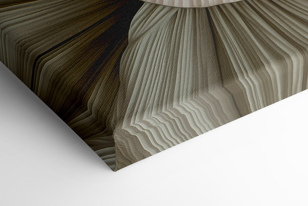 - Elegant folds in soft hues