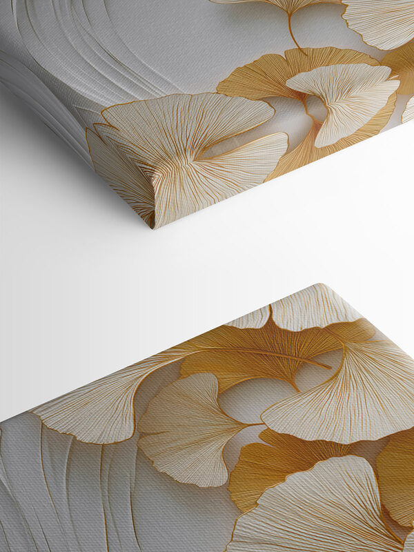 Elegant leaves against a soft backdrop