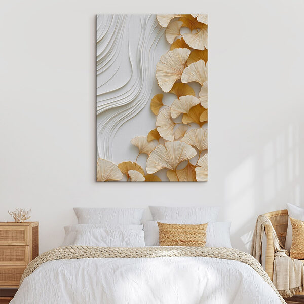Elegant leaves against a soft backdrop