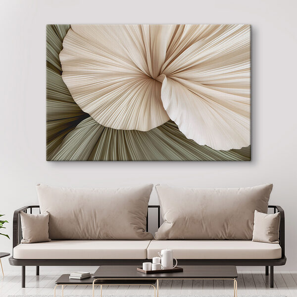 - Elegant folds in soft hues