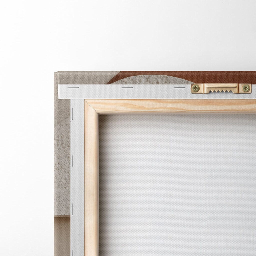 Subtle shapes and earthy tones