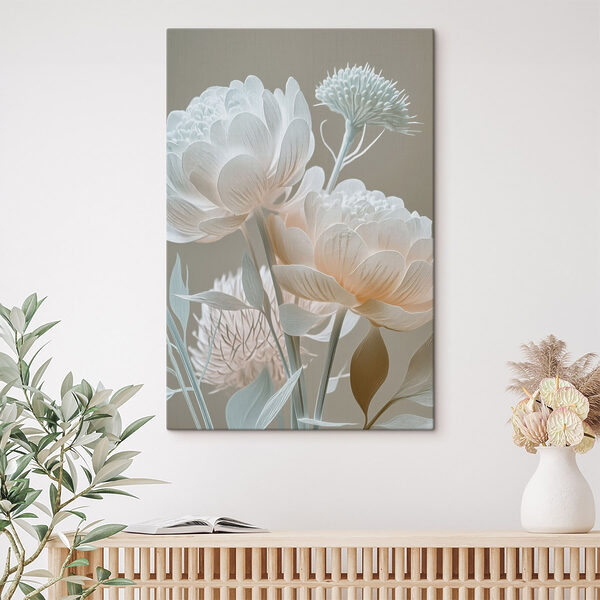 Delicate blooms in soft pastel tones Delicate blooms in soft pastel tones