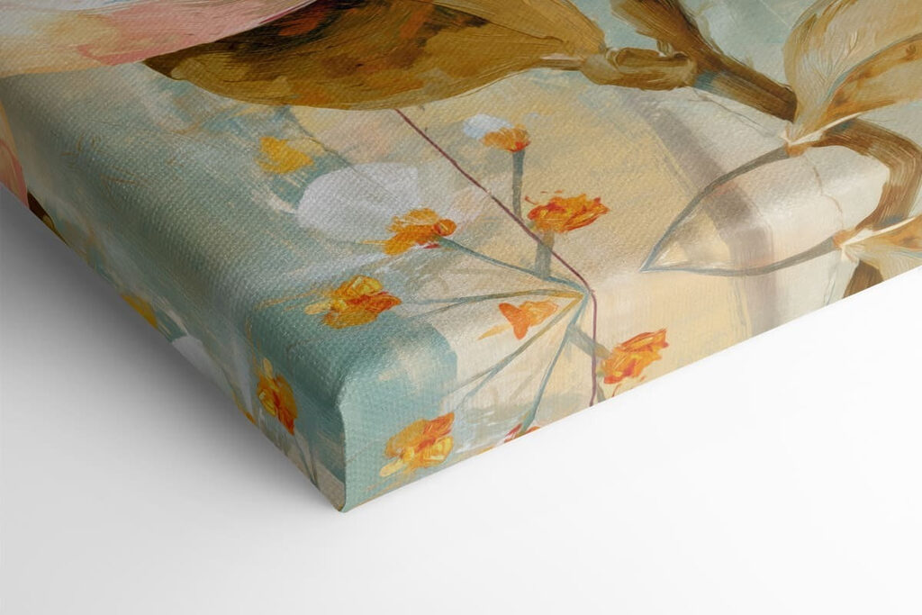 Delicate bloom in soft pastel hues