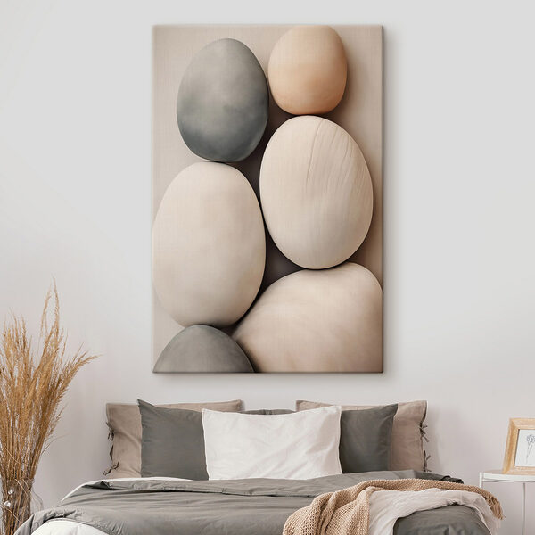 Group of oval shaped objects