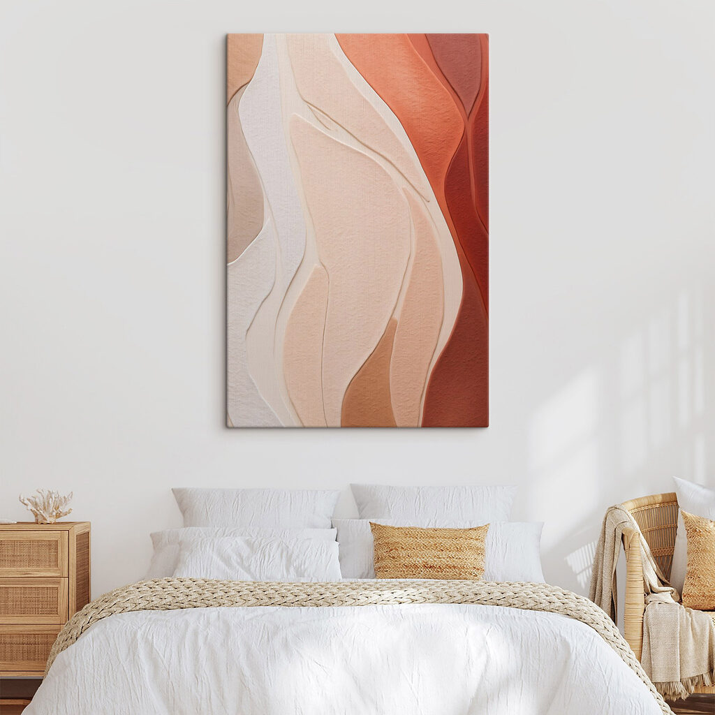 Flowing layers of soft hues Flowing layers of soft hues