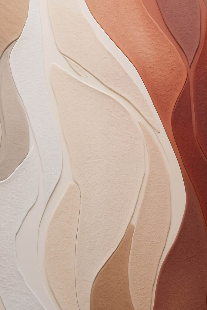 Flowing layers of soft hues Flowing layers of soft hues