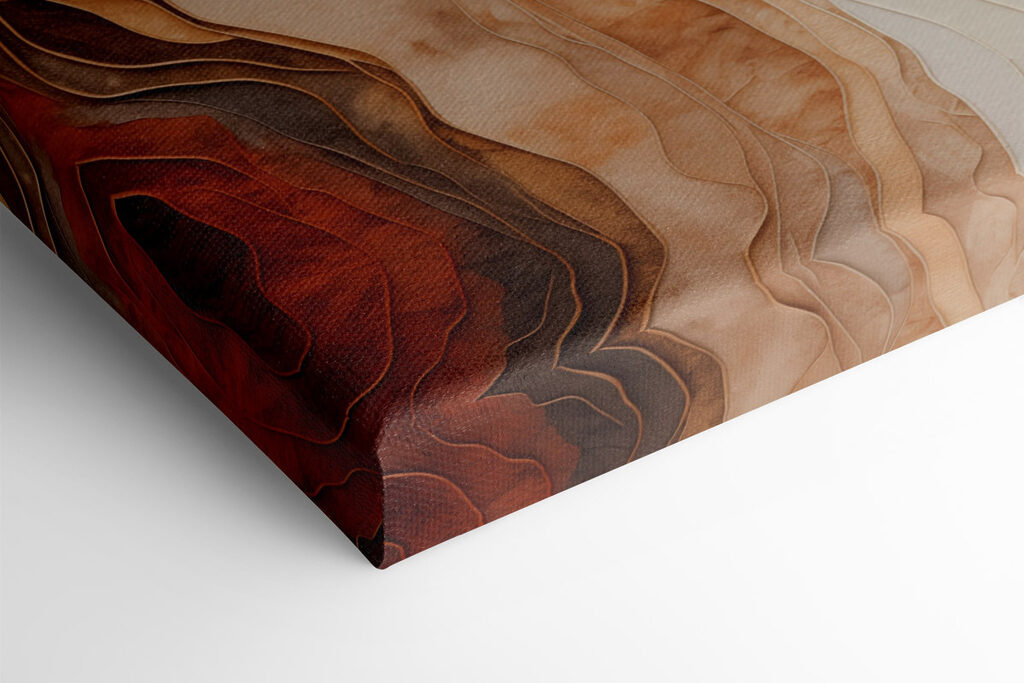 Flowing Layers of Earthy Tones