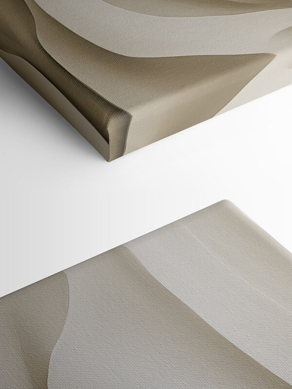 White wavy surface with curves White wavy surface with curves
