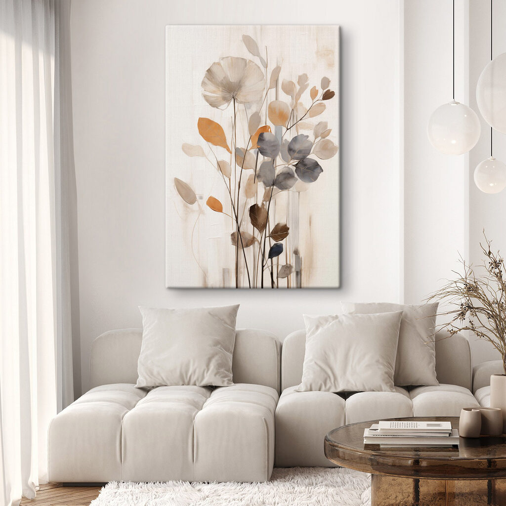 Painting of leaves and branches Painting of leaves and branches