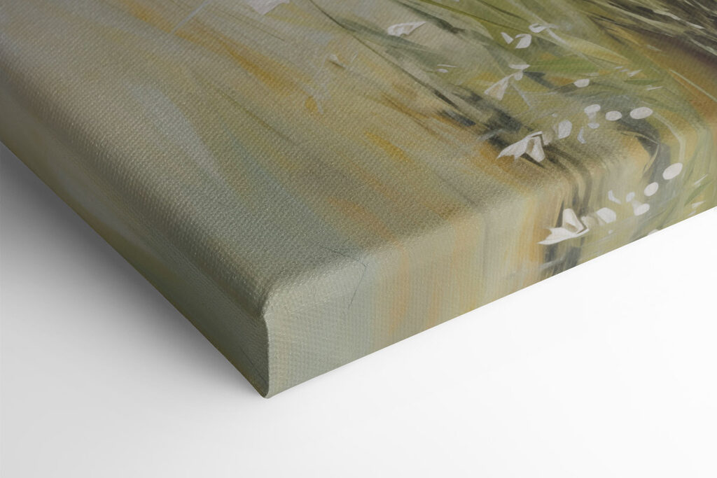 Painting of white flowers