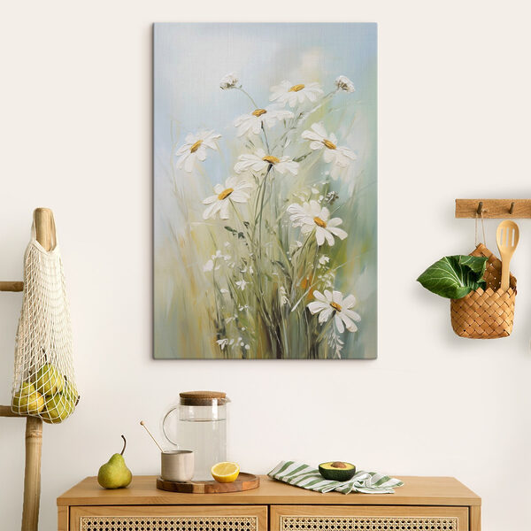 Painting of white flowers