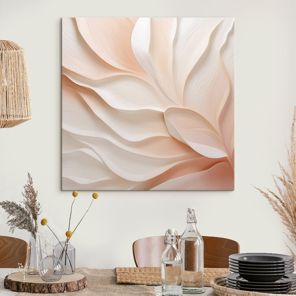 Soft curves in delicate shades Soft curves in delicate shades