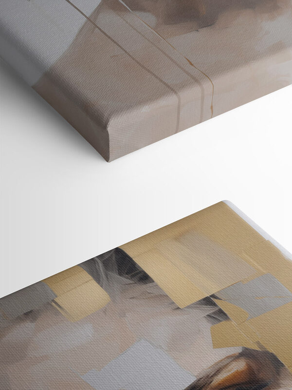- Abstract beauty in muted tones