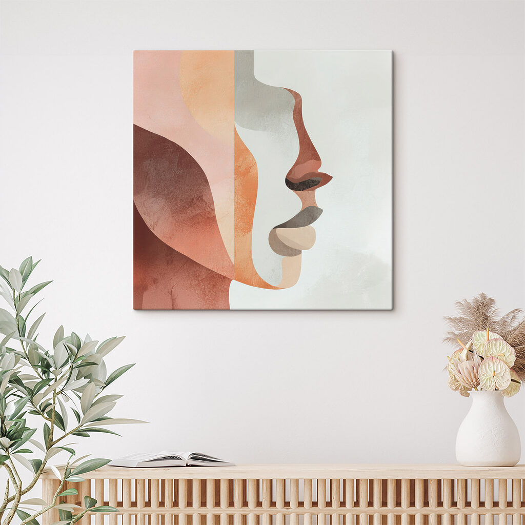 Profile of a woman