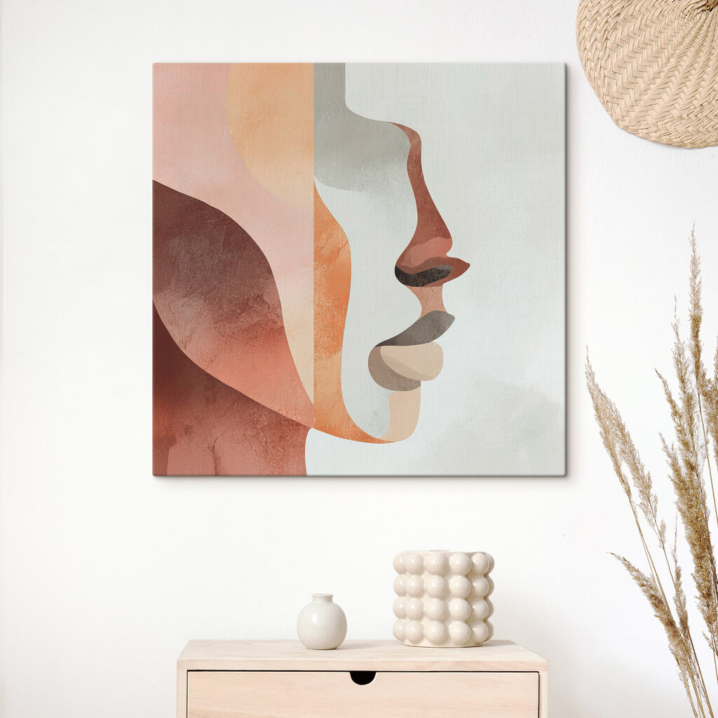 Profile of a woman
