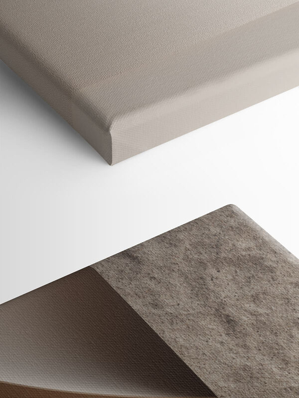 Soft curves and subtle shades blend