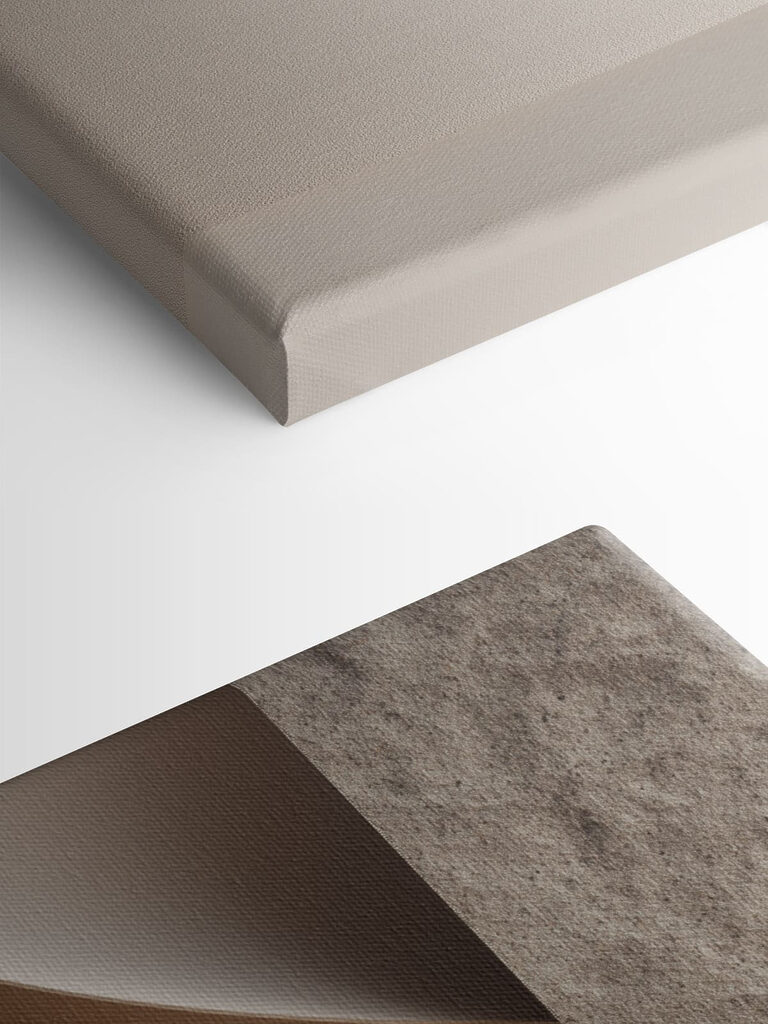 Soft curves and subtle shades blend