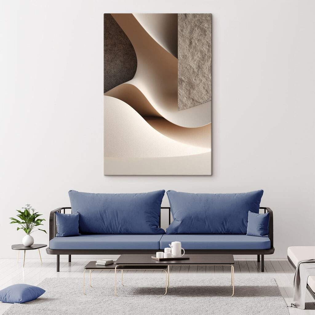 Soft curves and subtle shades blend