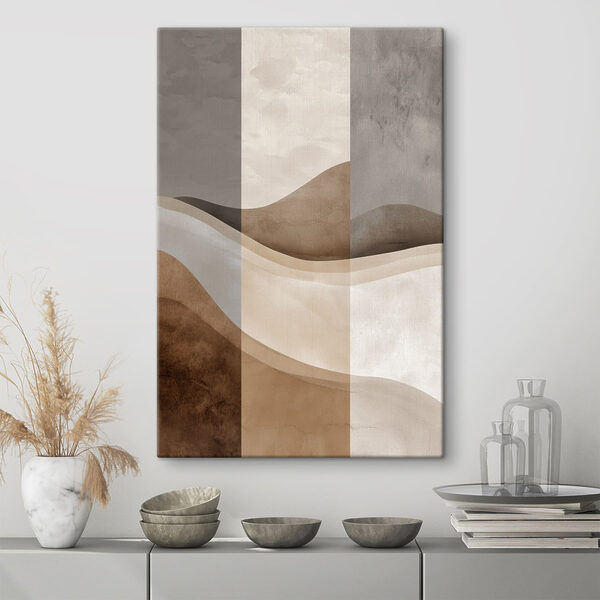 Brown and white striped background