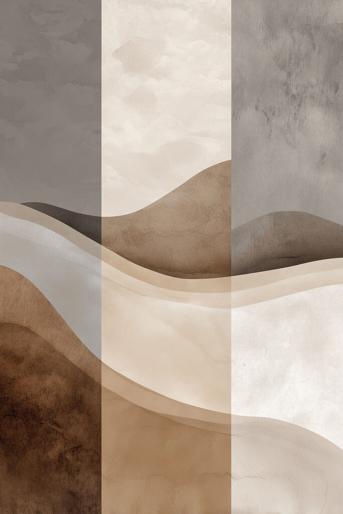Brown and white striped background