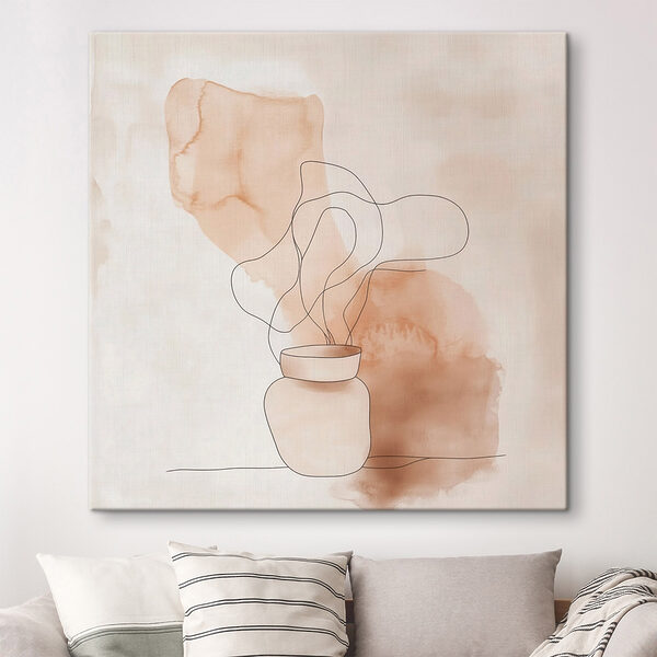 Drawing of a jar with steam coming out of it