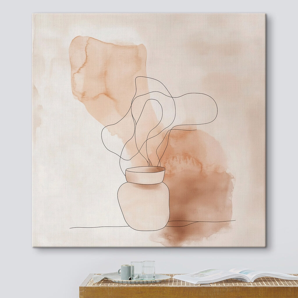 Drawing of a jar with steam coming out of it