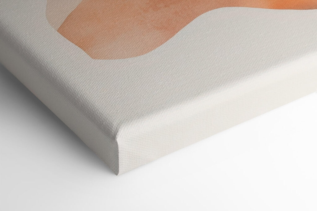 Soft curves in warm tones