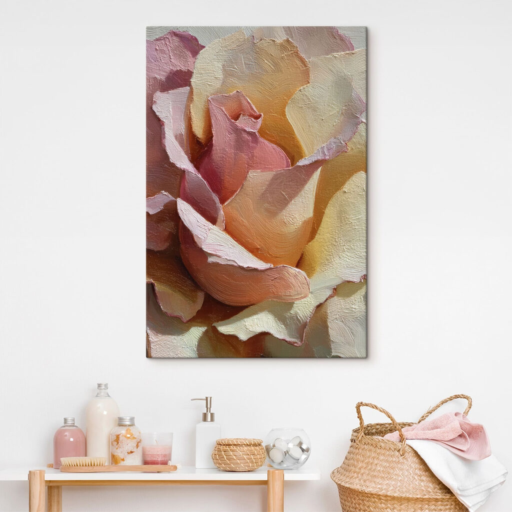 Soft hues of blooming petals