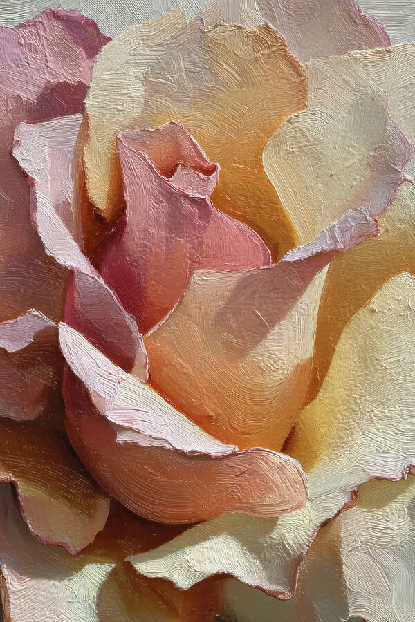 Soft hues of blooming petals
