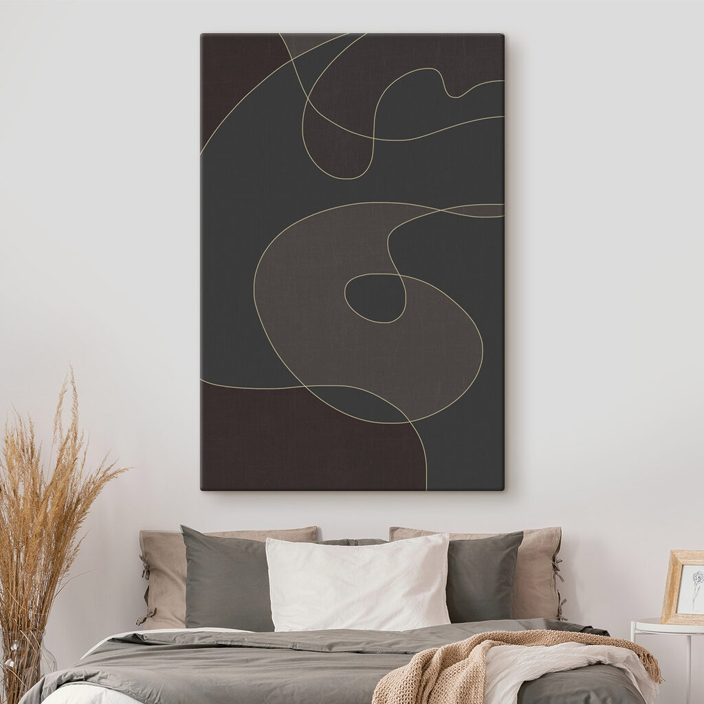 Black and grey background with a yellow line