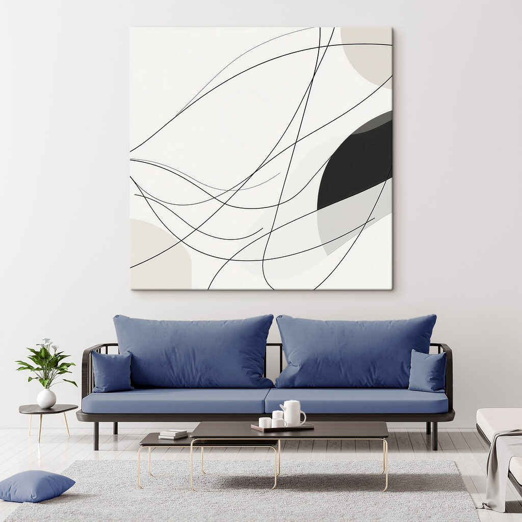 Black and white art