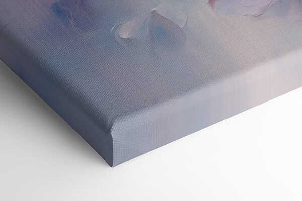 Painting of flowers on a white surface Painting of flowers on a white surface