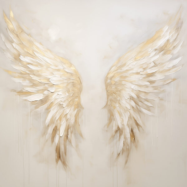 Ethereal wings in soft hues Ethereal wings in soft hues