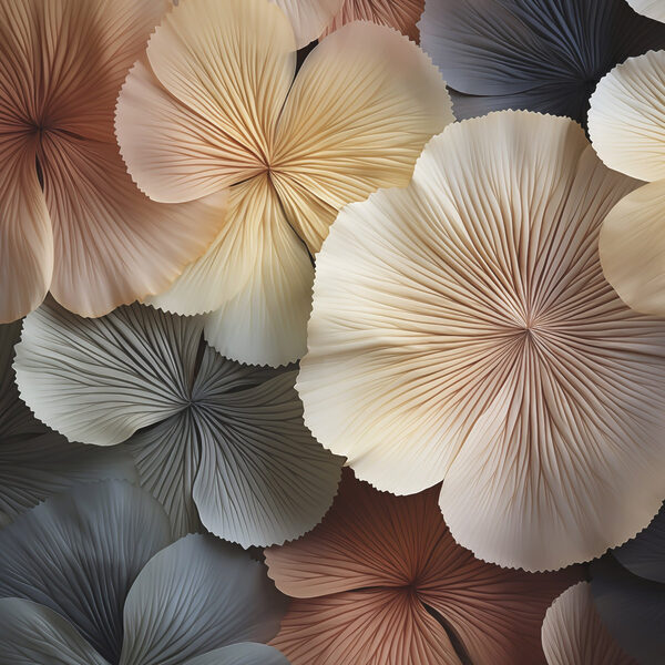 Group of flowers in different colors