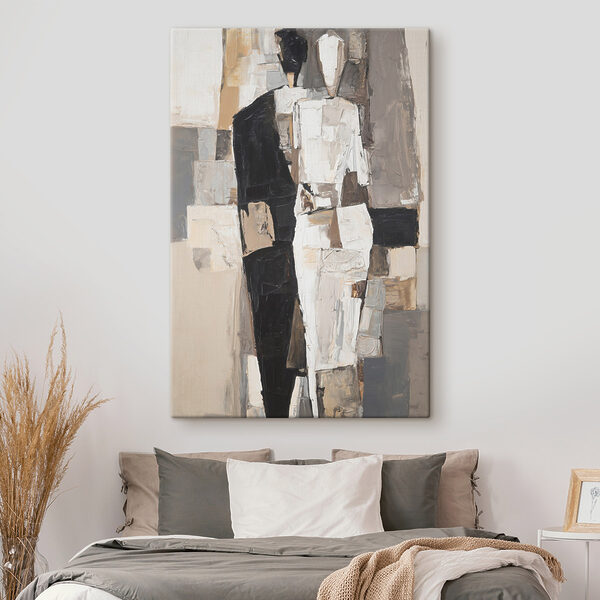 Painting of a man in a white dress Painting of a man in a white dress