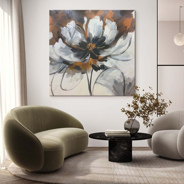 Painting of a flower Painting of a flower