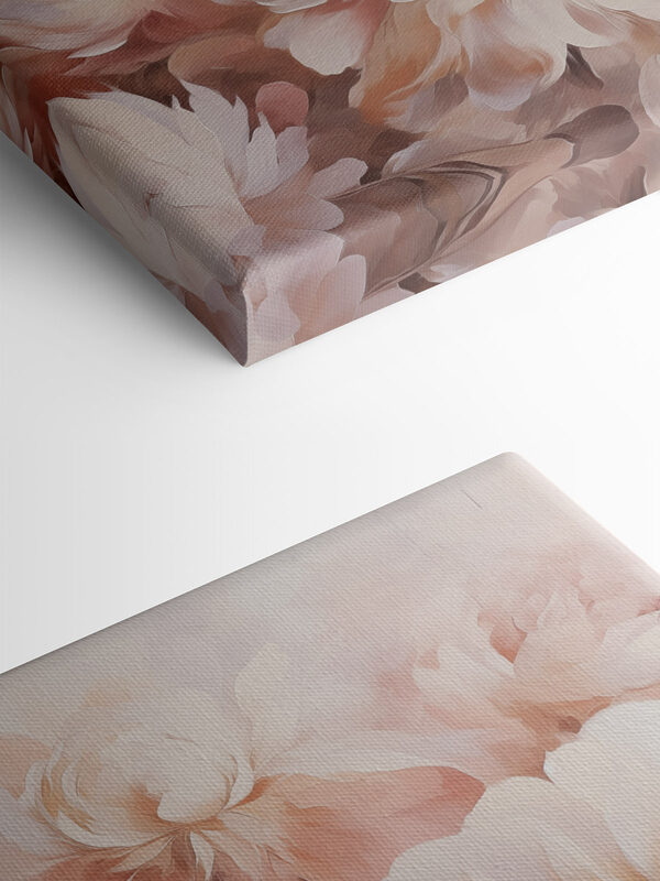 Painting of flowers on a wall