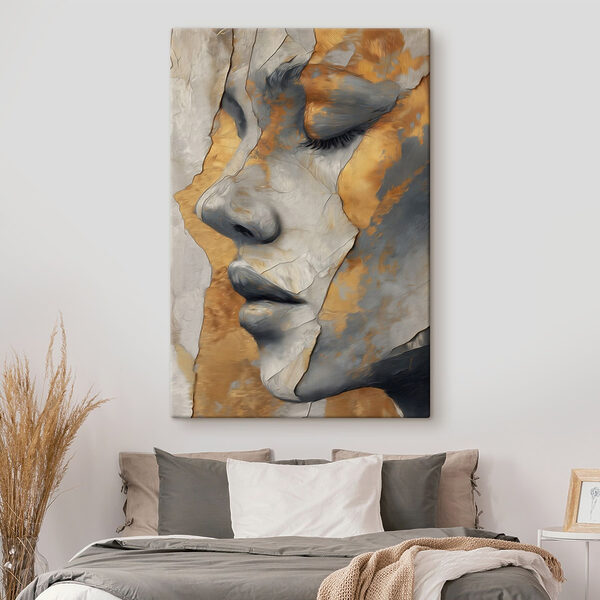 Soft hues blend in artistic embrace Soft hues blend in artistic embrace