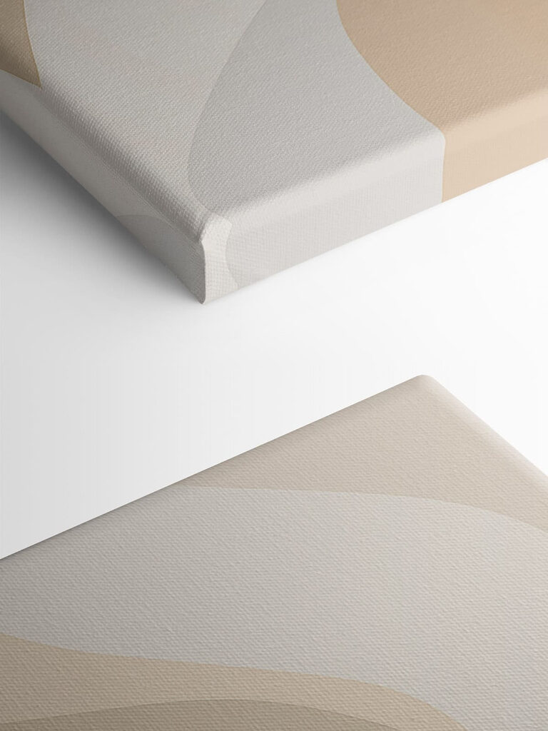 Soft curves in neutral tones