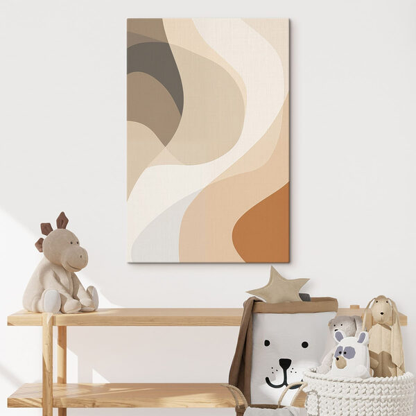 Soft curves in neutral tones