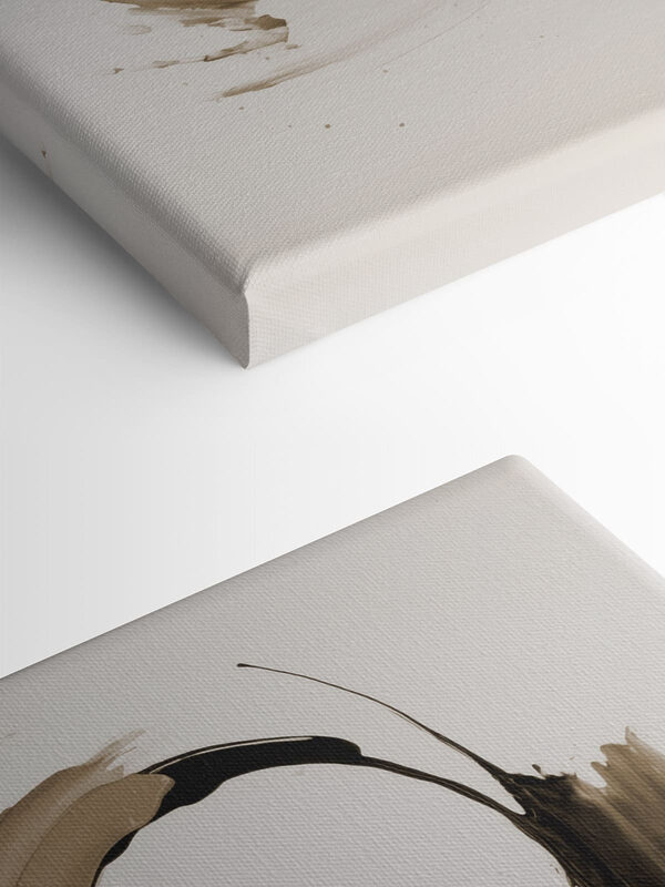 Black and tan brushstrokes Black and tan brushstrokes