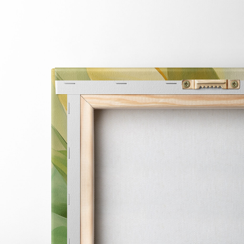 Fresh greens and soft yellows blend beautifully