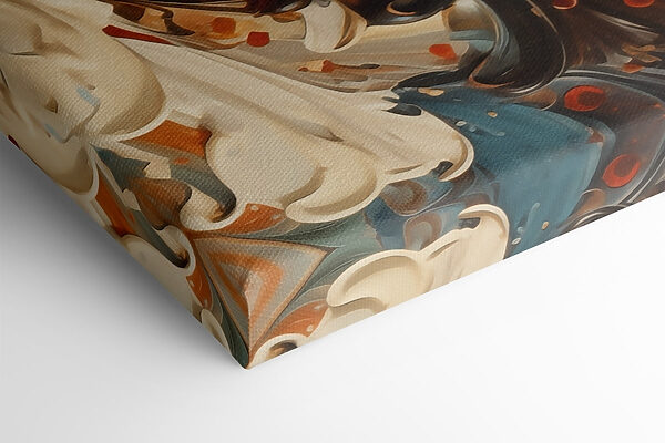 Flowing colors in harmonious patterns