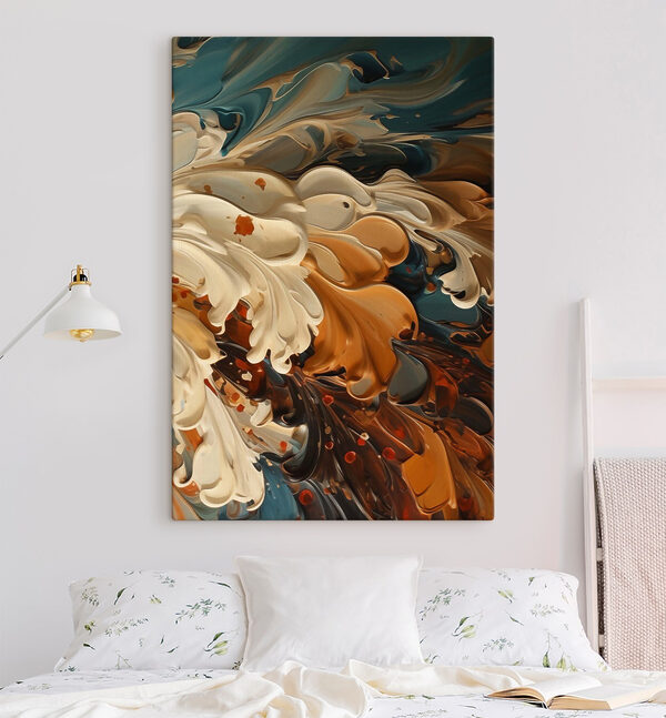 Flowing colors in harmonious patterns