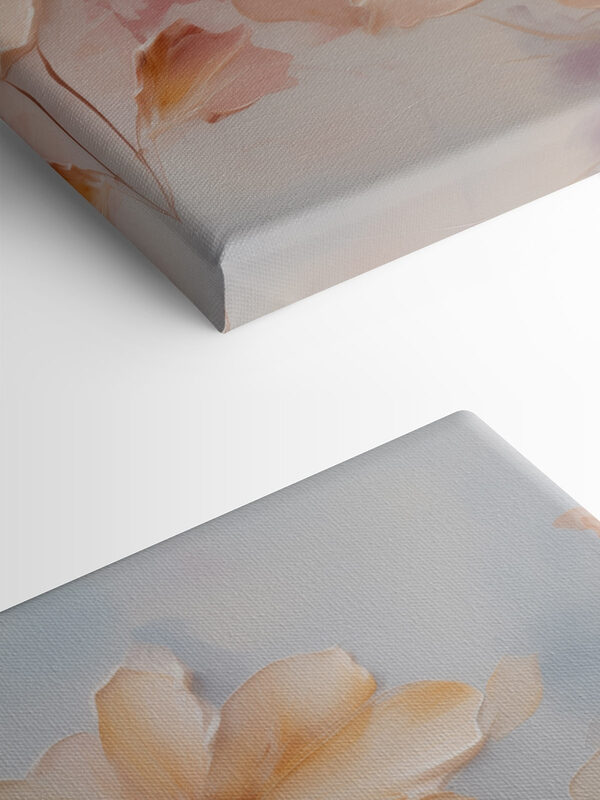 Delicate blooms in soft pastel hues