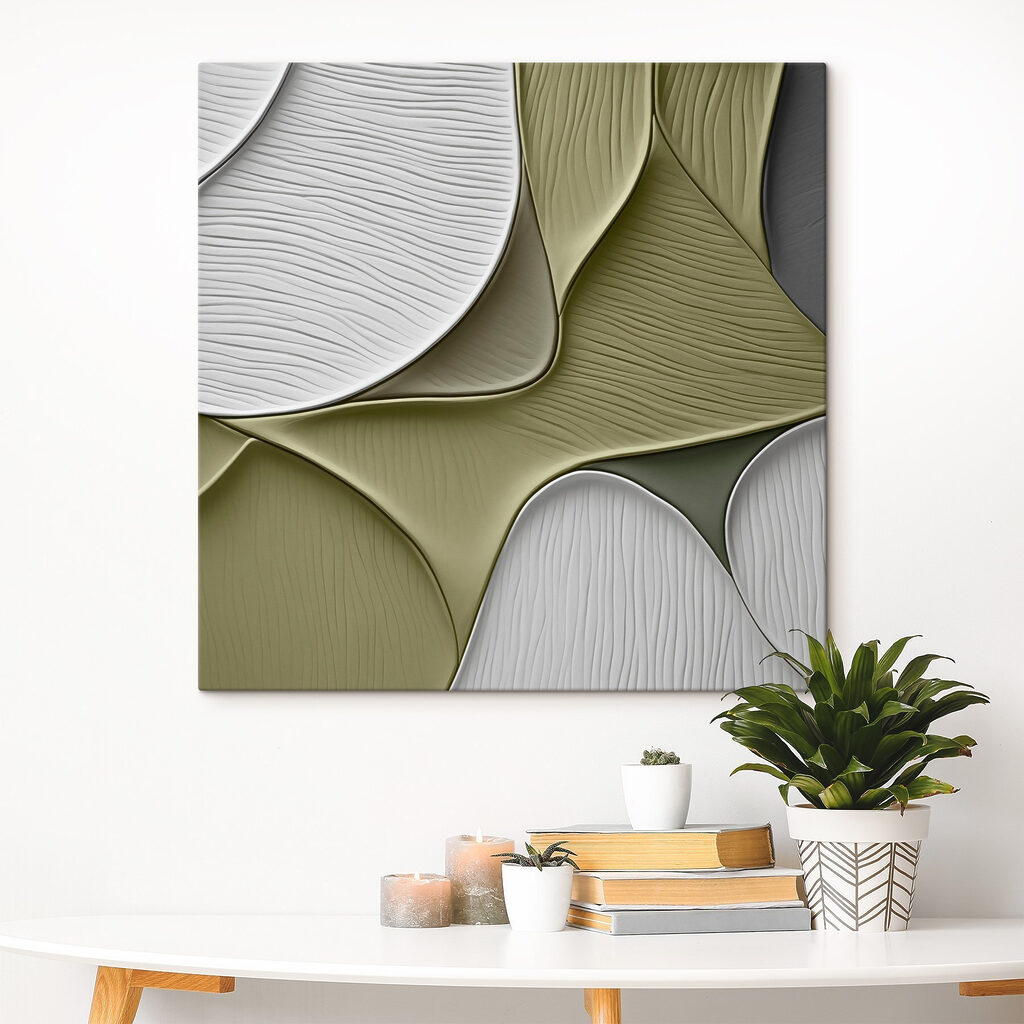 Flowing shapes in soft color palette Flowing shapes in soft color palette