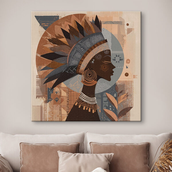 Woman in a headdress Woman in a headdress
